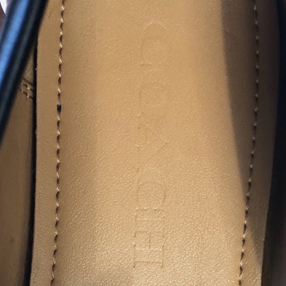 Firm$$ Coach Black Monogram Flats with Silver Bit Detail 'Olive' A01918 - Picture 10 of 10